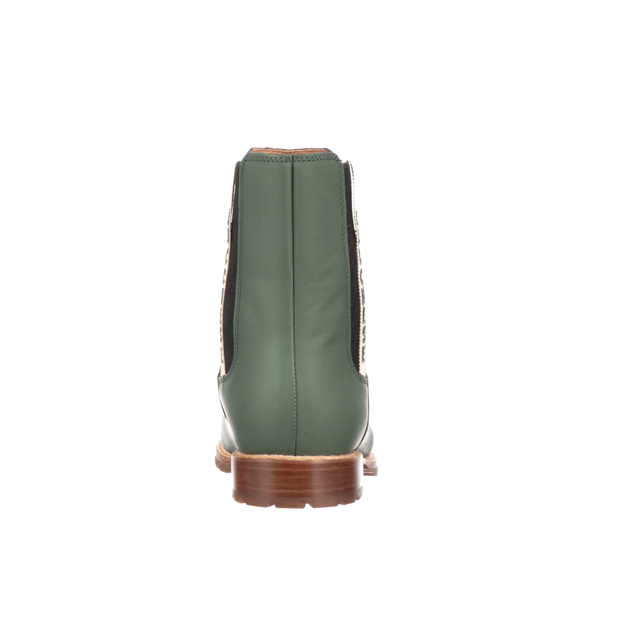 All-Weather Ladies Garden Boot :: Military Green + Black 4 All-Weather Ladies Garden Boot :: Military Green + Black - Image 4