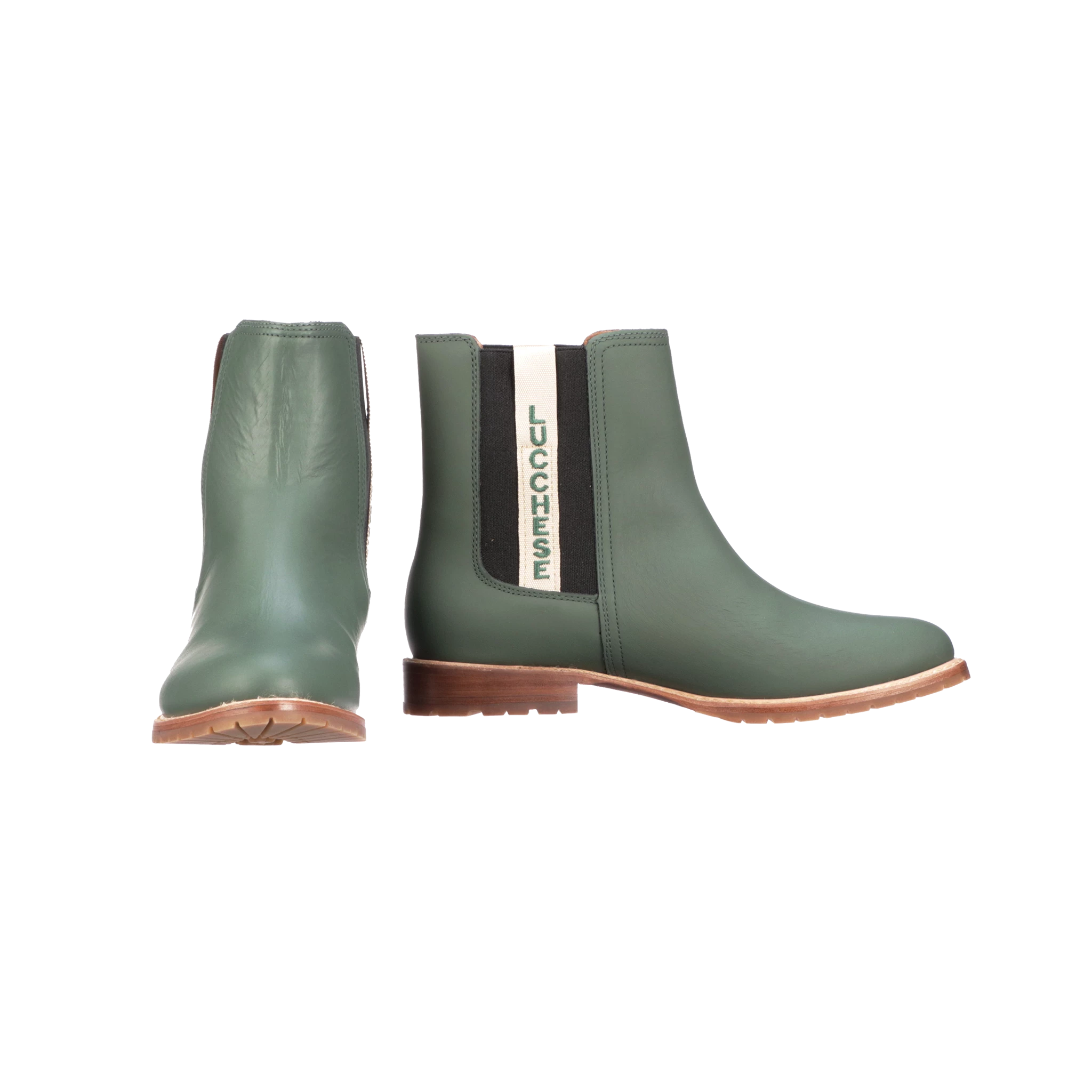 All-Weather Ladies Garden Boot :: Military Green + Black 3 All-Weather Ladies Garden Boot :: Military Green + Black - Image 3