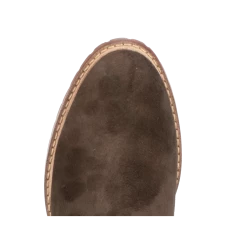 Suede Garden Boot :: Brown -Lucchese shop 64013 VAMP Custom