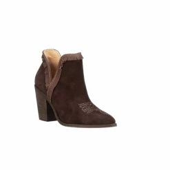 Alma Suede :: Chocolate -Lucchese shop BL7068 R01 C04
