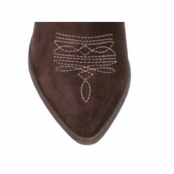 Alma Suede :: Chocolate -Lucchese shop BL7068 VAMP