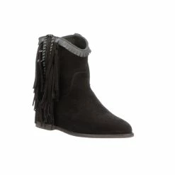 Martina Fringe :: Black -Lucchese shop BL7071 R01 C04