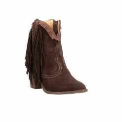 Sofia Fringe :: Chocolate -Lucchese shop BL7073 R01 C04