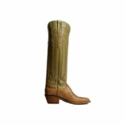 Priscilla Exotic :: Tan + Sage 9 Priscilla Exotic :: Tan + Sage -Lucchese shop Boots Tall Profile Custom