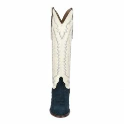 Priscilla Exotic :: Navy + Cream -Lucchese shop GY404504 FRONT