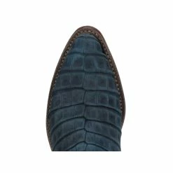 Priscilla Exotic :: Navy + Cream -Lucchese shop GY404504 VAMP