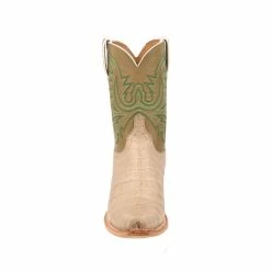 Dale Exotic :: Glitz Cream/Sage -Lucchese shop GY4056S52F FRONT