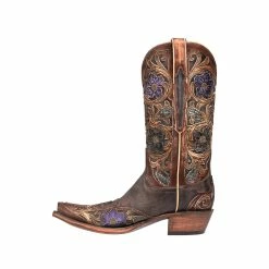 Drea :: Dark Brown + Natural 9 Drea :: Dark Brown + Natural -Lucchese shop GY4541.S54 LeftProfile