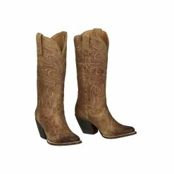 Laurelie :: Tan Floral -Lucchese shop M4951 Pair