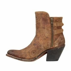 Catalina :: Brown Floral -Lucchese shop M4953 LeftProfile