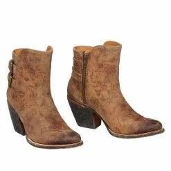 Catalina :: Brown Floral -Lucchese shop M4953 Pair