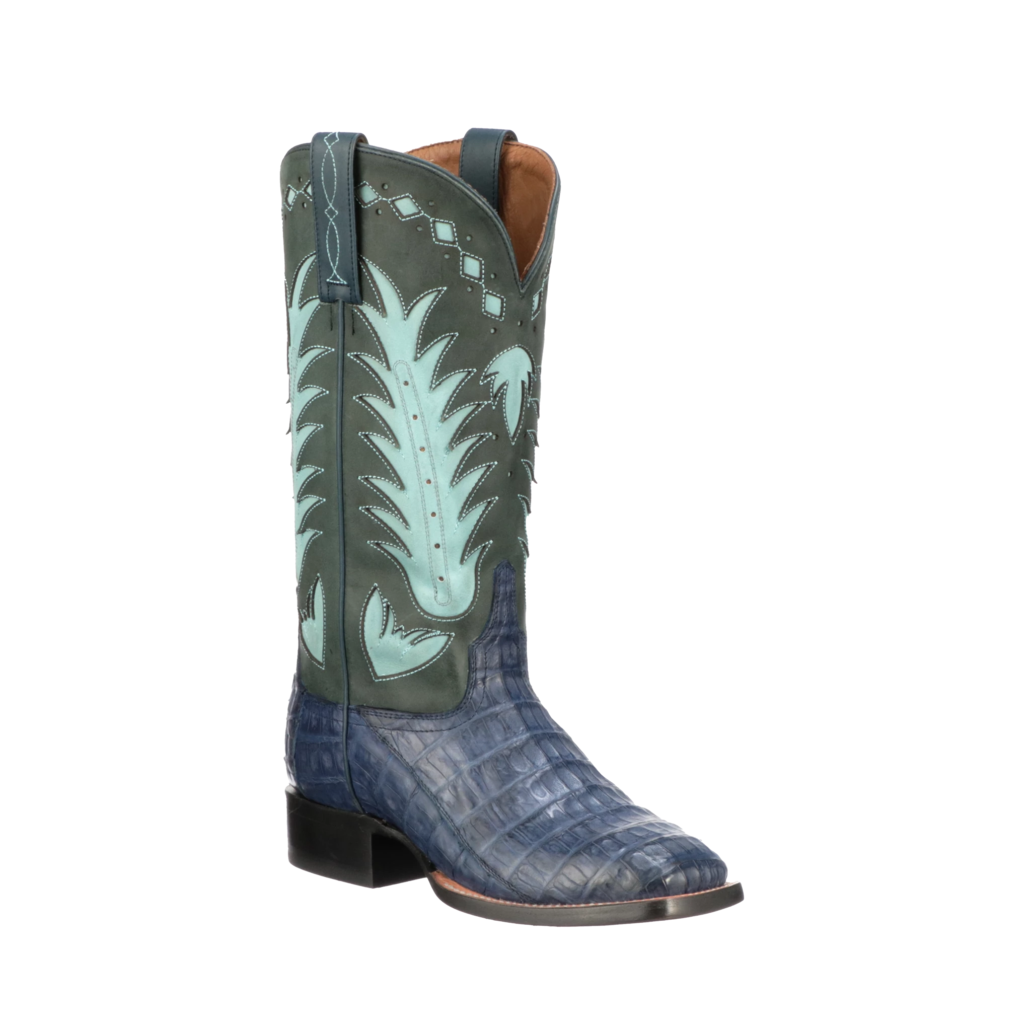 Lantana :: Navy/Pine 2 Lantana :: Navy/Pine - Image 2