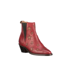 Estrella Chelsea :: Red + Tan 13 Estrella Chelsea :: Red + Tan -Lucchese shop M6062 ANGLE