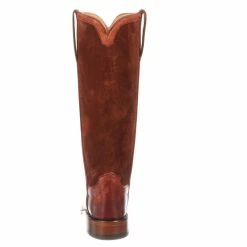 Torero Straight Roper :: Brandy/Mayan Red -Lucchese shop N4952C BACK