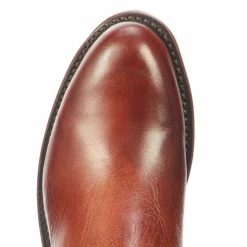 Torero Straight Roper :: Brandy/Mayan Red -Lucchese shop N4952C VAMP